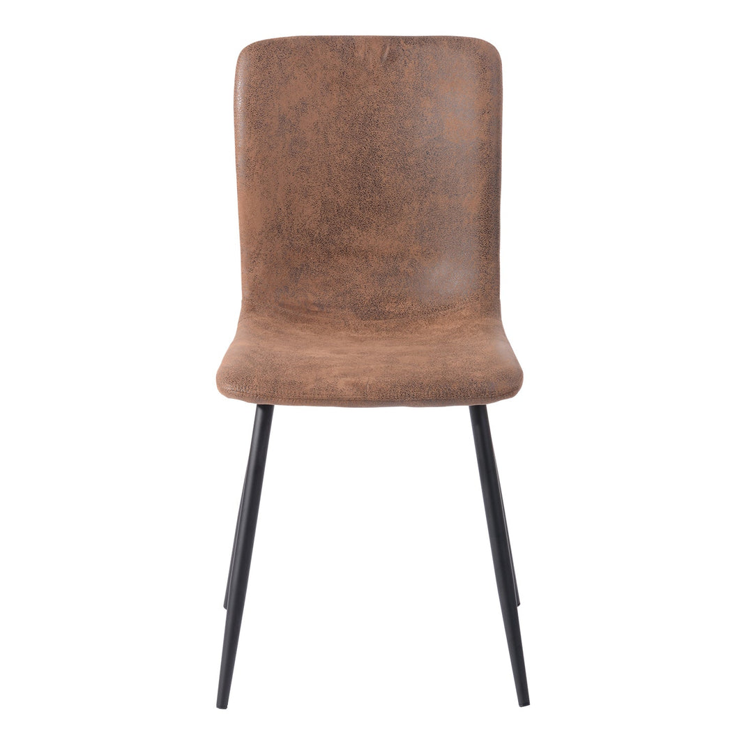 Furniture R Modern And Comfortable Suede Upholstery Dining Chairs