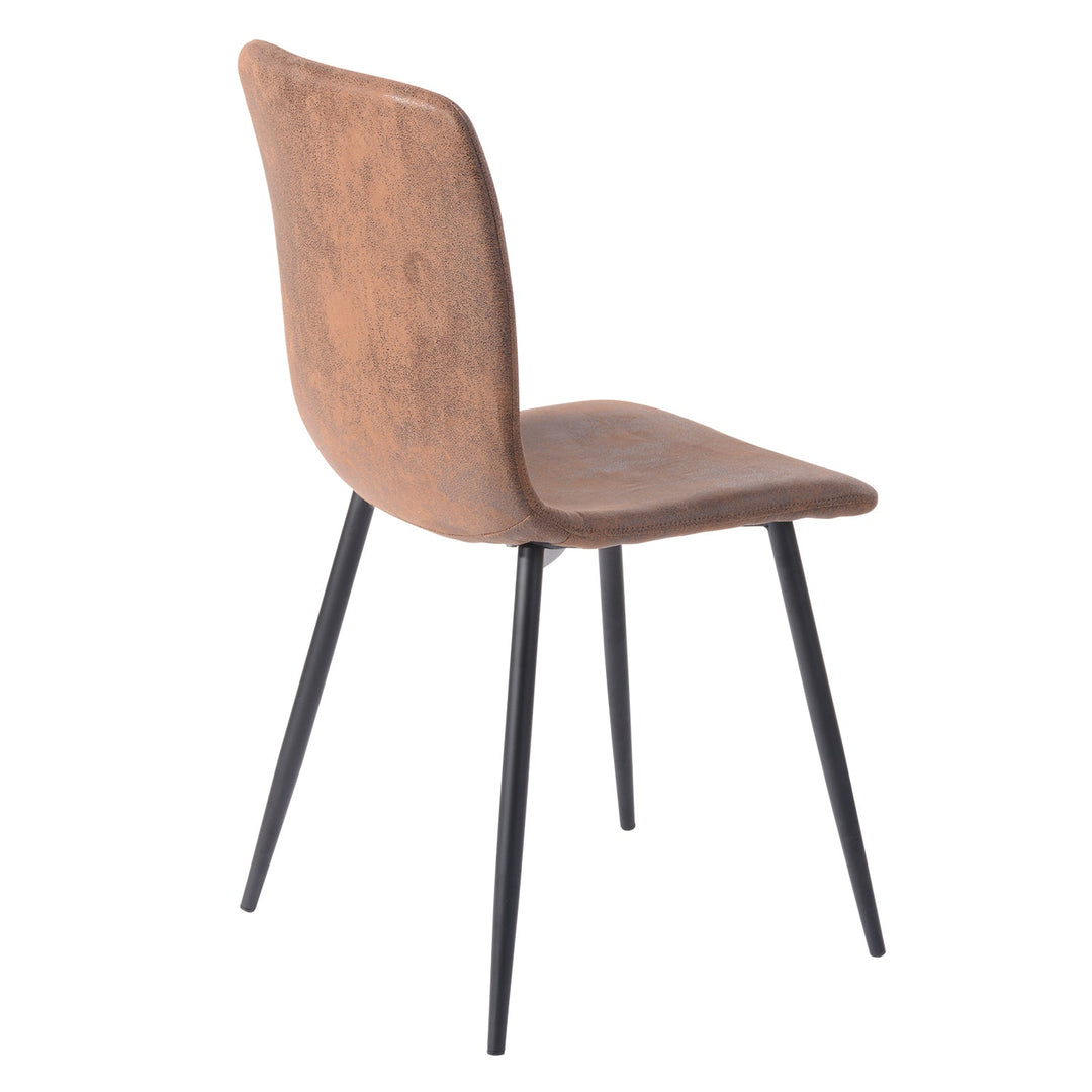 Furniture R Modern And Comfortable Suede Upholstery Dining Chairs