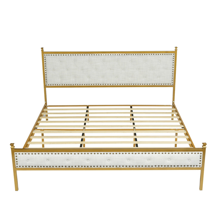 Furniture R Modern Luxury Veleda Upholstery Bed Frame: Simple Yet Stylish Comfort