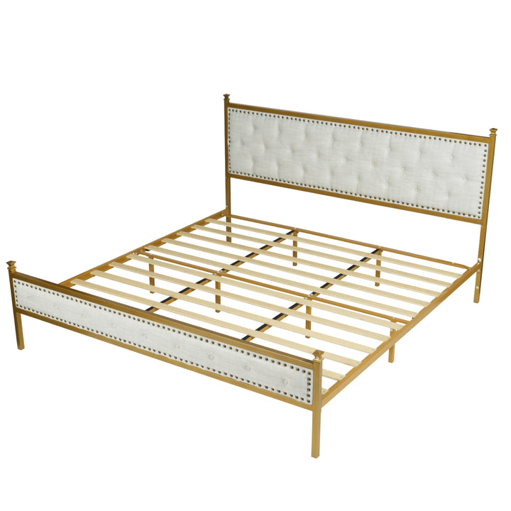 Furniture R Modern Luxury Veleda Upholstery Bed Frame: Simple Yet Stylish Comfort