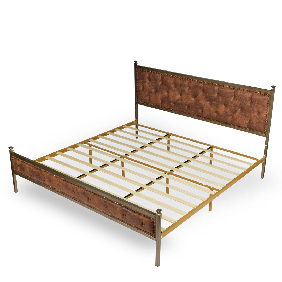 Furniture R Modern Luxury Veleda Upholstery Bed Frame: Simple Yet Stylish Comfort