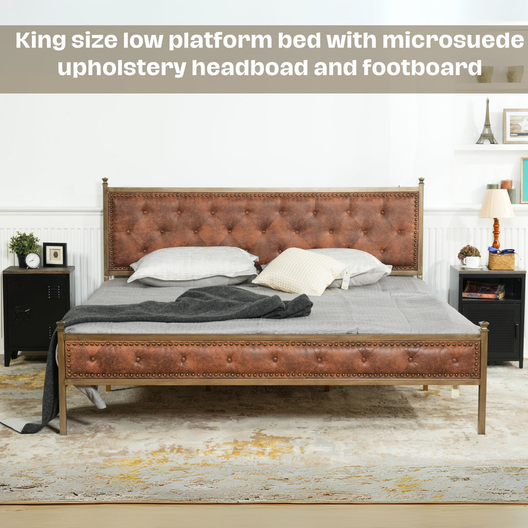 Furniture R Modern Luxury Veleda Upholstery Bed Frame: Simple Yet Stylish Comfort