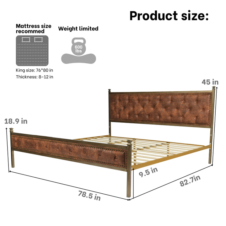 Furniture R Modern Luxury Veleda Upholstery Bed Frame: Simple Yet Stylish Comfort