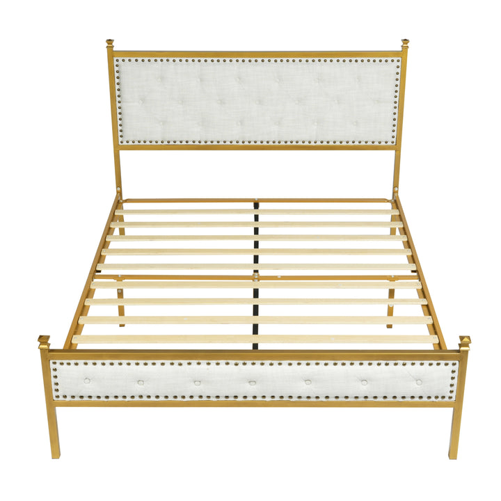 Furniture R Modern Luxury Veleda Upholstery Bed Frame: Simple Yet Stylish Comfort