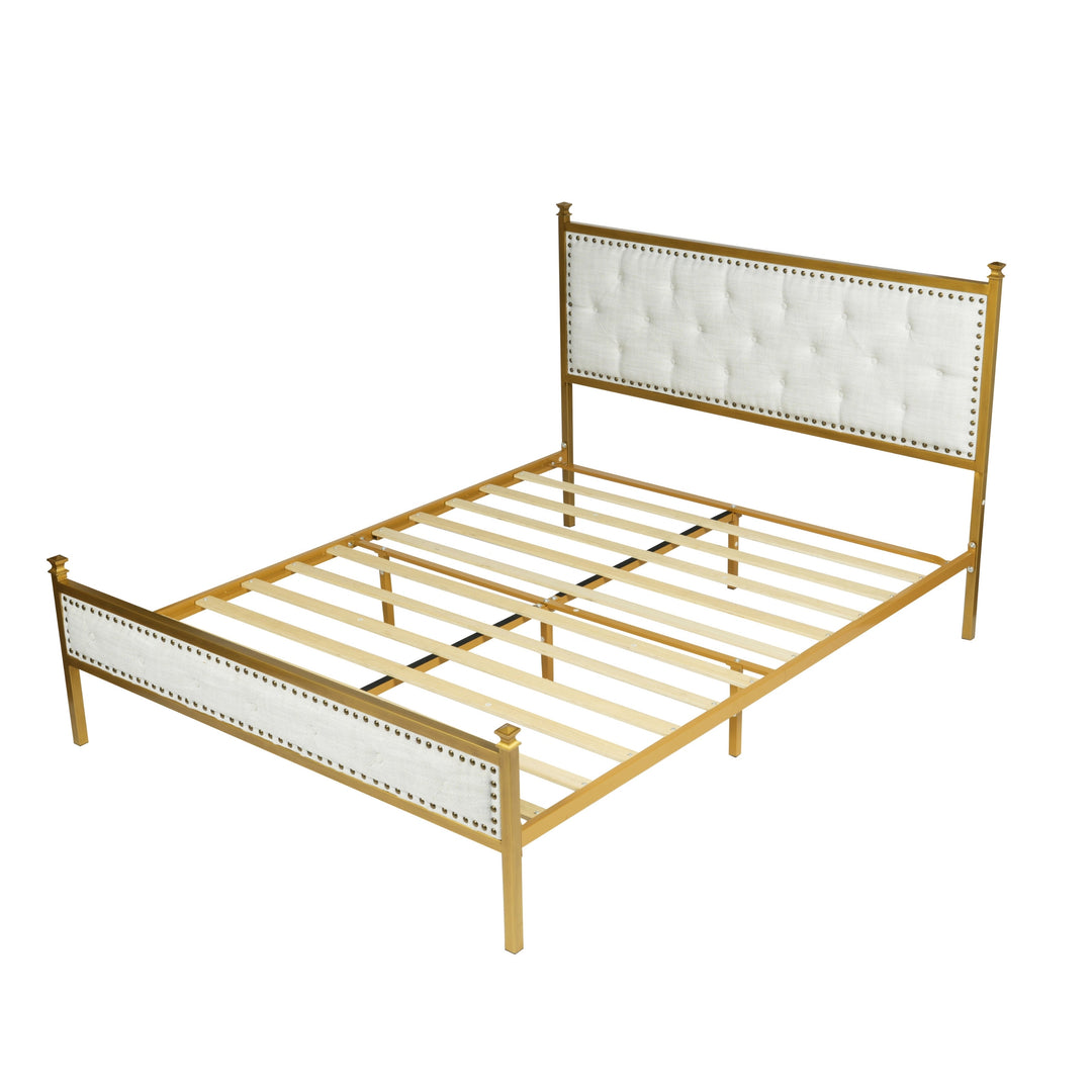 Furniture R Modern Luxury Veleda Upholstery Bed Frame: Simple Yet Stylish Comfort