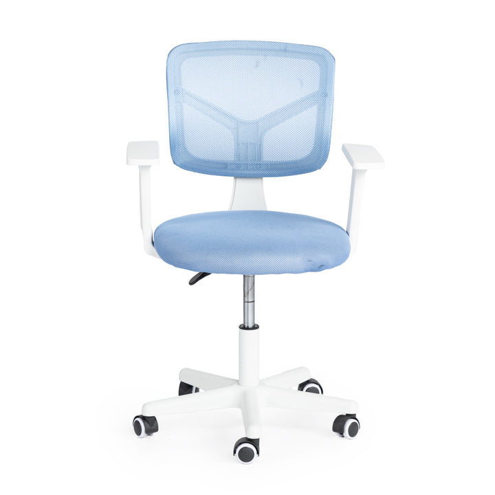 Furniture R  Home Chaise de Bureau, Chaise D'ordinateur pour Jeunes/Adolescents avec Maille Respirante, Pivotante Chaise D'étude Réglable en Hauteur avec Accoudoirs, Rose