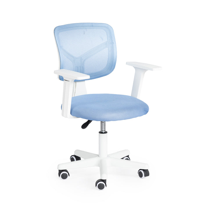 Furniture R  Home Chaise de Bureau, Chaise D'ordinateur pour Jeunes/Adolescents avec Maille Respirante, Pivotante Chaise D'étude Réglable en Hauteur avec Accoudoirs, Rose