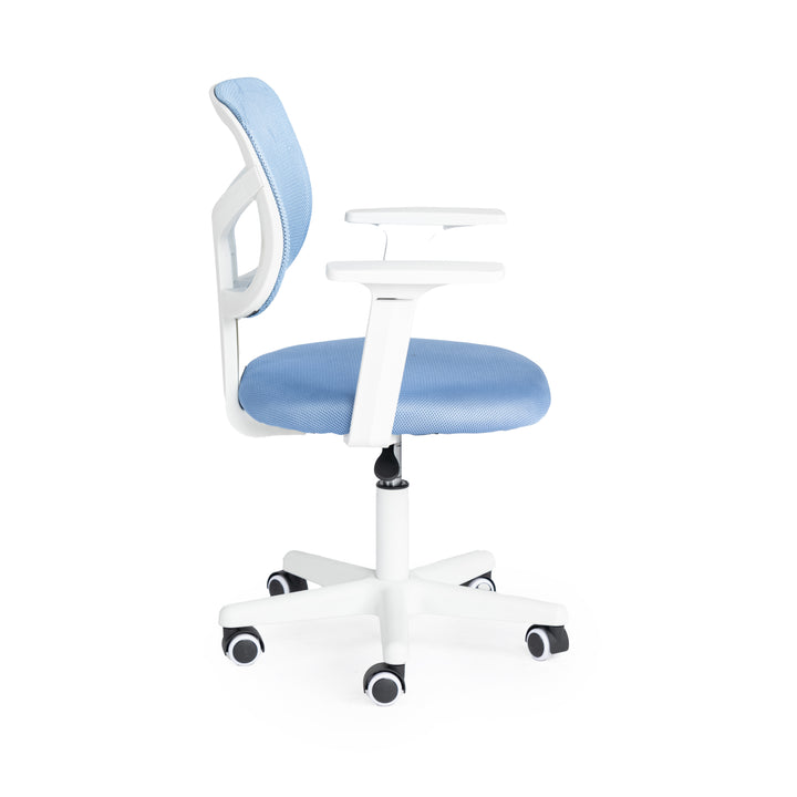 Furniture R  Home Chaise de Bureau, Chaise D'ordinateur pour Jeunes/Adolescents avec Maille Respirante, Pivotante Chaise D'étude Réglable en Hauteur avec Accoudoirs, Rose