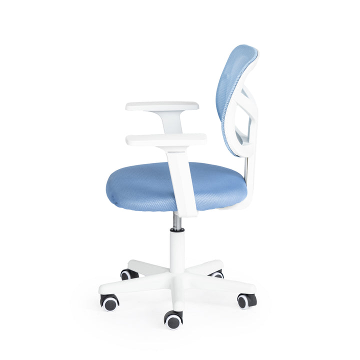 Furniture R  Home Chaise de Bureau, Chaise D'ordinateur pour Jeunes/Adolescents avec Maille Respirante, Pivotante Chaise D'étude Réglable en Hauteur avec Accoudoirs, Rose