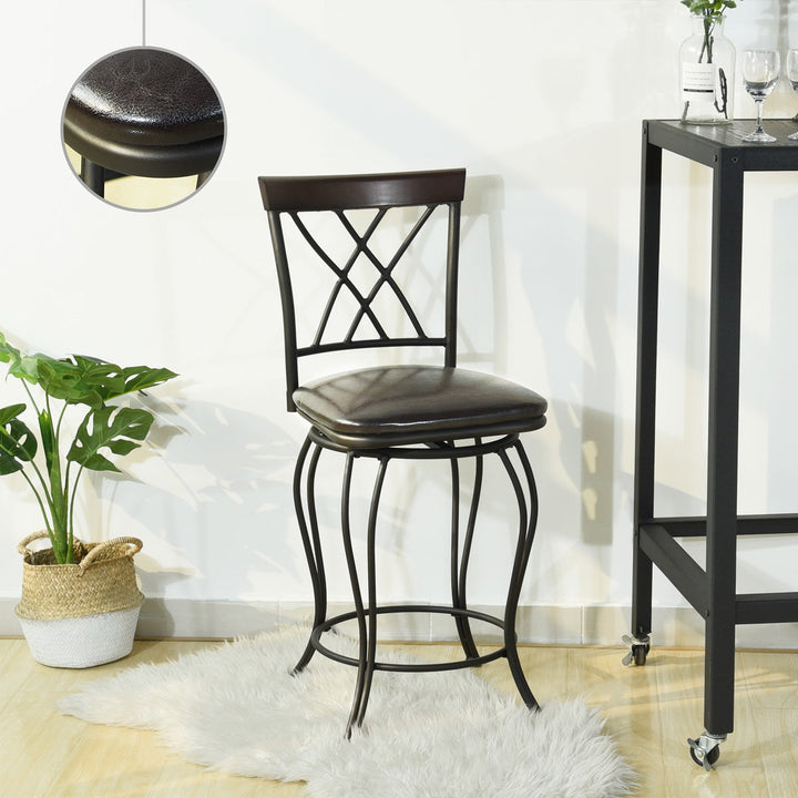 Furniture R American Farmhouse Deisgn Wichita Swival Bar Stools: Durable And Stackable With Sleek Silhouette