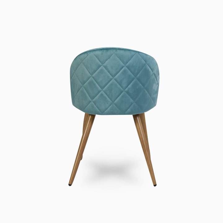 Chaises de salle à manger au design moderne et scandinave avec revêtement en velours pour un espace élégant