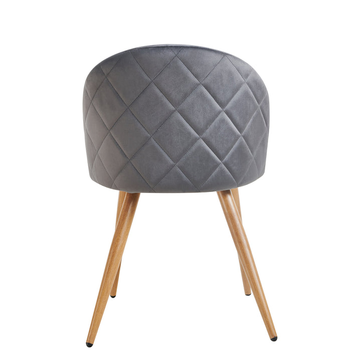 Chaises de salle à manger au design moderne et scandinave avec revêtement en velours pour un espace élégant