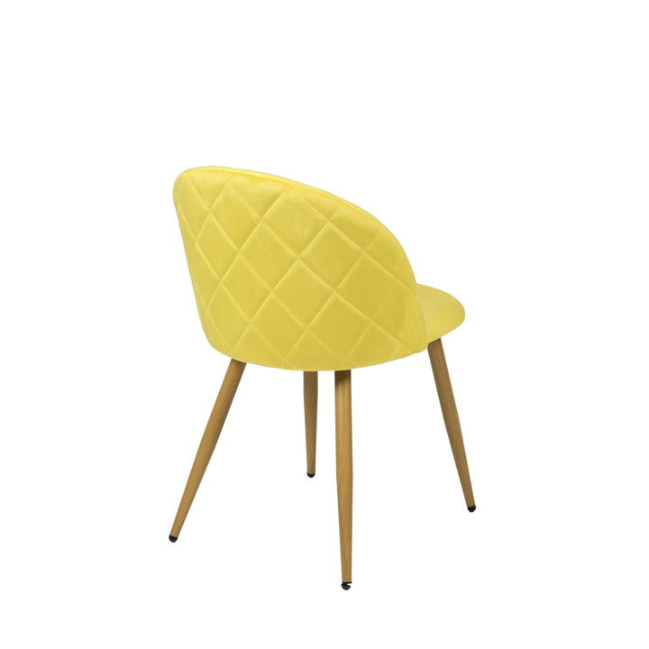 Chaises de salle à manger au design moderne et scandinave avec revêtement en velours pour un espace élégant