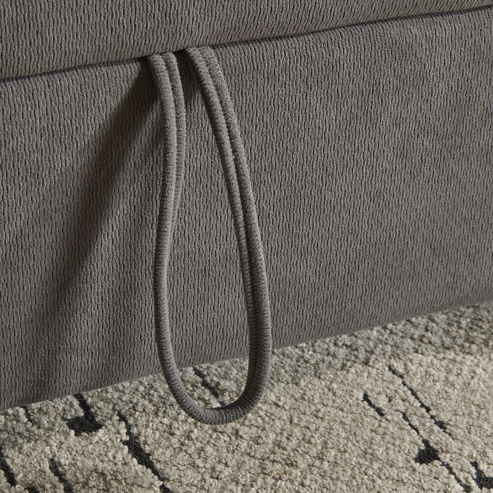 FurnitureR Canape Relaxation Deux Places, Canapé-Lit Pliable, avec Fonction Coulissante, Dossier Réglable, avec Grands Coussins